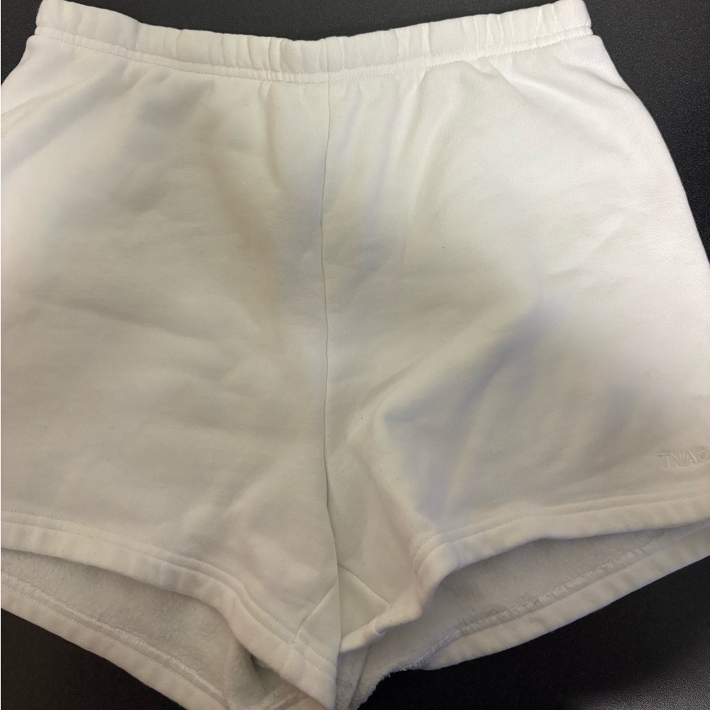TNA Women's Athletic White Shorts